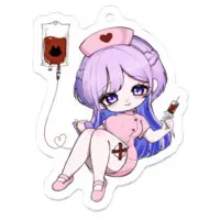 Amano Shion - Key Chain - Acrylic Key Chain - VTuber Size-50 x 50 (mm)