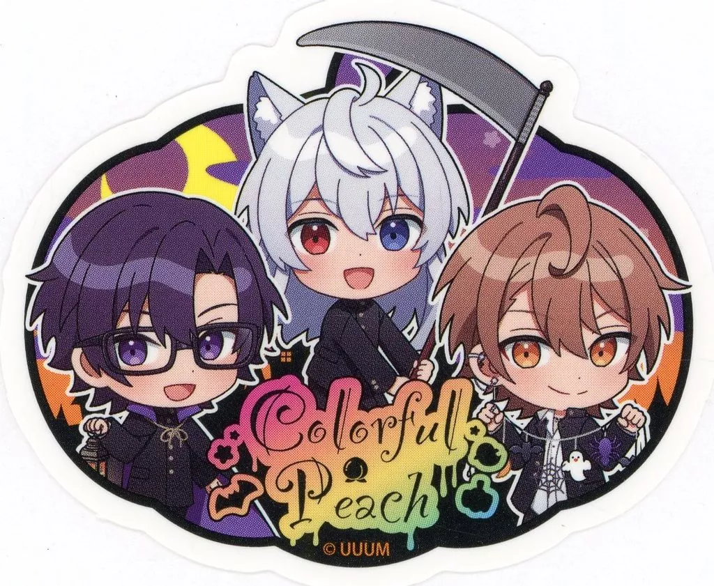 Colorful Peach - Stickers - Uri & Mofu & DNQ