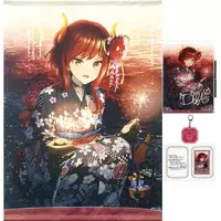 Dola - Key Chain - Character Card - Tapestry - Acrylic Art Plate - Birthday Merch Complete Set - Acrylic Key Chain - Nijisanji