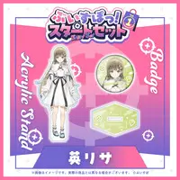 Hanabusa Lisa - Badge - Acrylic stand - VSPO!