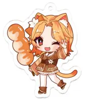 Mita Mitan - Key Chain - Acrylic Key Chain - VTuber Size-50 x 50 (mm)
