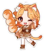 Mita Mitan - Key Chain - Acrylic Key Chain - VTuber Size-100 x 100 (mm)