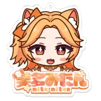 Mita Mitan - Key Chain - Acrylic Key Chain - VTuber Size-70 x 70 (mm)