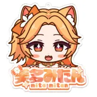 Mita Mitan - Key Chain - Acrylic Key Chain - VTuber Size-100 x 100 (mm)