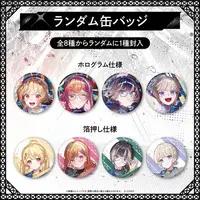 ReGLOSS - Badge - Ichijou Ririka & Juufuutei Raden & Todoroki Hajime & Otonose Kanade (Random Item)