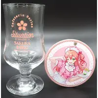 Sakura Miko - Tableware - Tumbler, Glass - Coaster - hololive -Cafeteria Series- - hololive