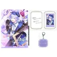 Hoshirube Sho - Key Chain - Character Card - Acrylic Art Plate - Birthday Merch Complete Set - Acrylic Key Chain - Nijisanji