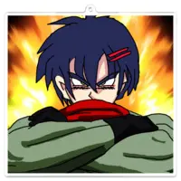 Nijigen Oshou - Key Chain - Acrylic Key Chain - VTuber Size-100 x 100 (mm)