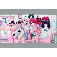 Kuramochi Meruto & Ishigami Nozomi - Trading Card Supplies - Desk Mat - Nijisanji