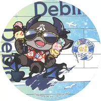 Debidebi Debiru - Tableware - Coaster - Nijisanji
