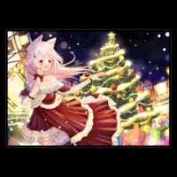 Fujiwara Yuki - Stickers - VTuber Size-160 x 160 (mm)