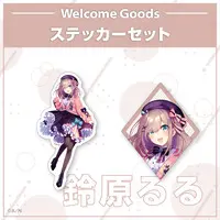 Suzuhara Lulu - Stickers - Nijisanji Welcome Goods - Nijisanji