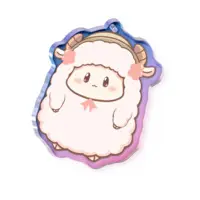 Hitsuji - Key Chain - Acrylic Key Chain - VTuber Size-50mm