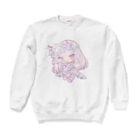 Hanamari Yura - Clothes - Sweatshirt - VTuber Size-L