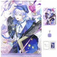 Hoshirube Sho - Key Chain - Character Card - Tapestry - Acrylic Art Plate - Birthday Merch Complete Set - Acrylic Key Chain - Nijisanji