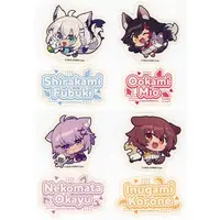 hololive - Stickers - Shirakami Fubuki & Inugami Korone & Ookami Mio & Nekomata Okayu