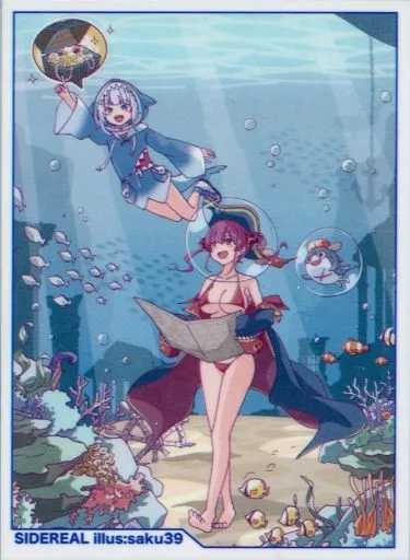 Houshou Marine & Gawr Gura - Trading Card Supplies - Card Sleeves - hololive English