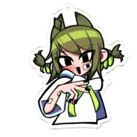 天目石しんり - Key Chain - Acrylic Key Chain - VTuber Size-70 x 70 (mm)