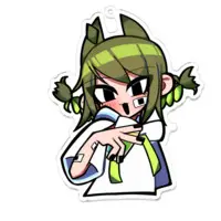 天目石しんり - Key Chain - Acrylic Key Chain - VTuber Size-100 x 100 (mm)