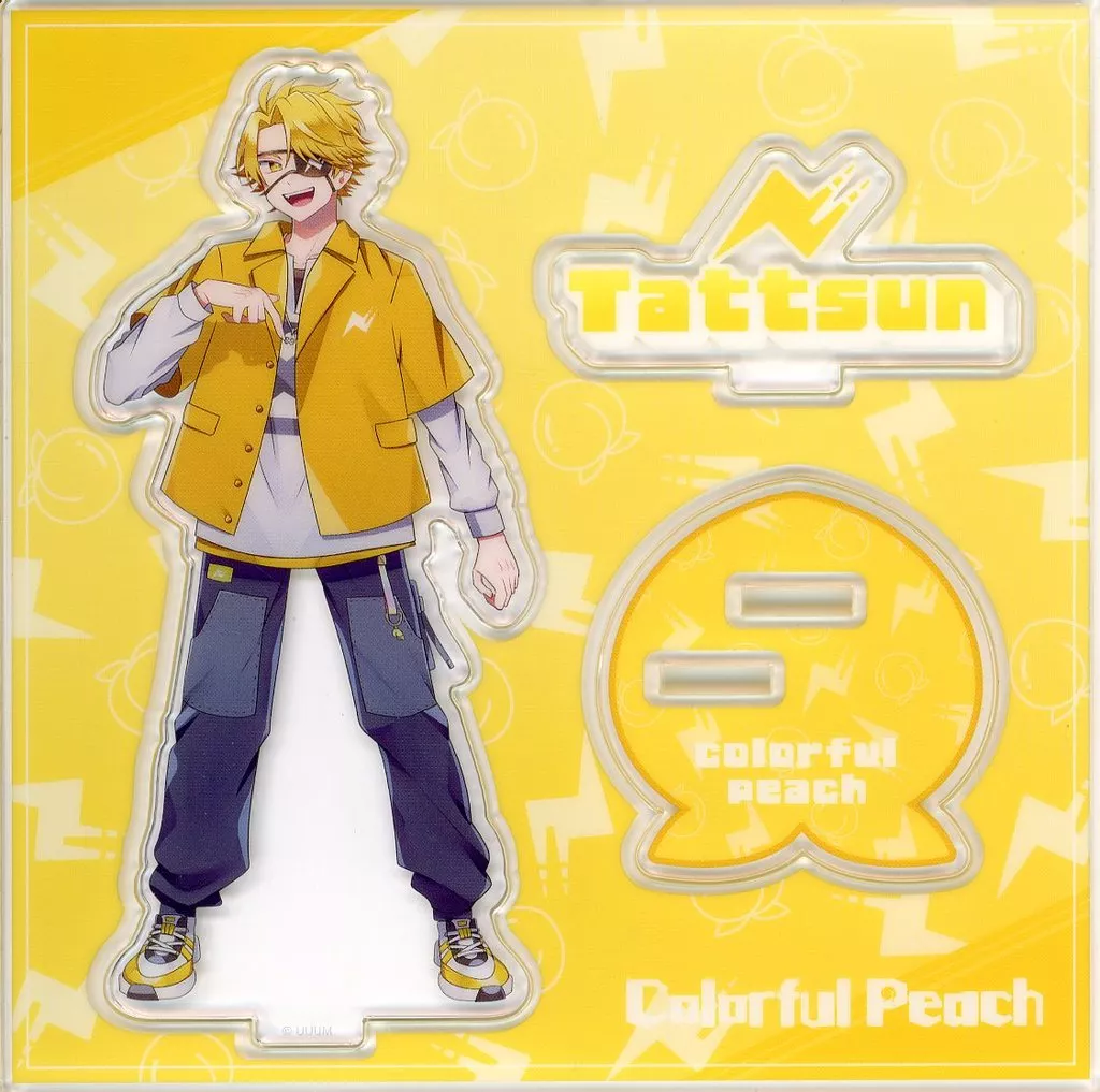 Tattsun - Acrylic stand - Colorful Peach (たっつん(カラフルピーチ