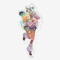 Ugicyami - Key Chain - Acrylic Key Chain - VTuber Size-100mm