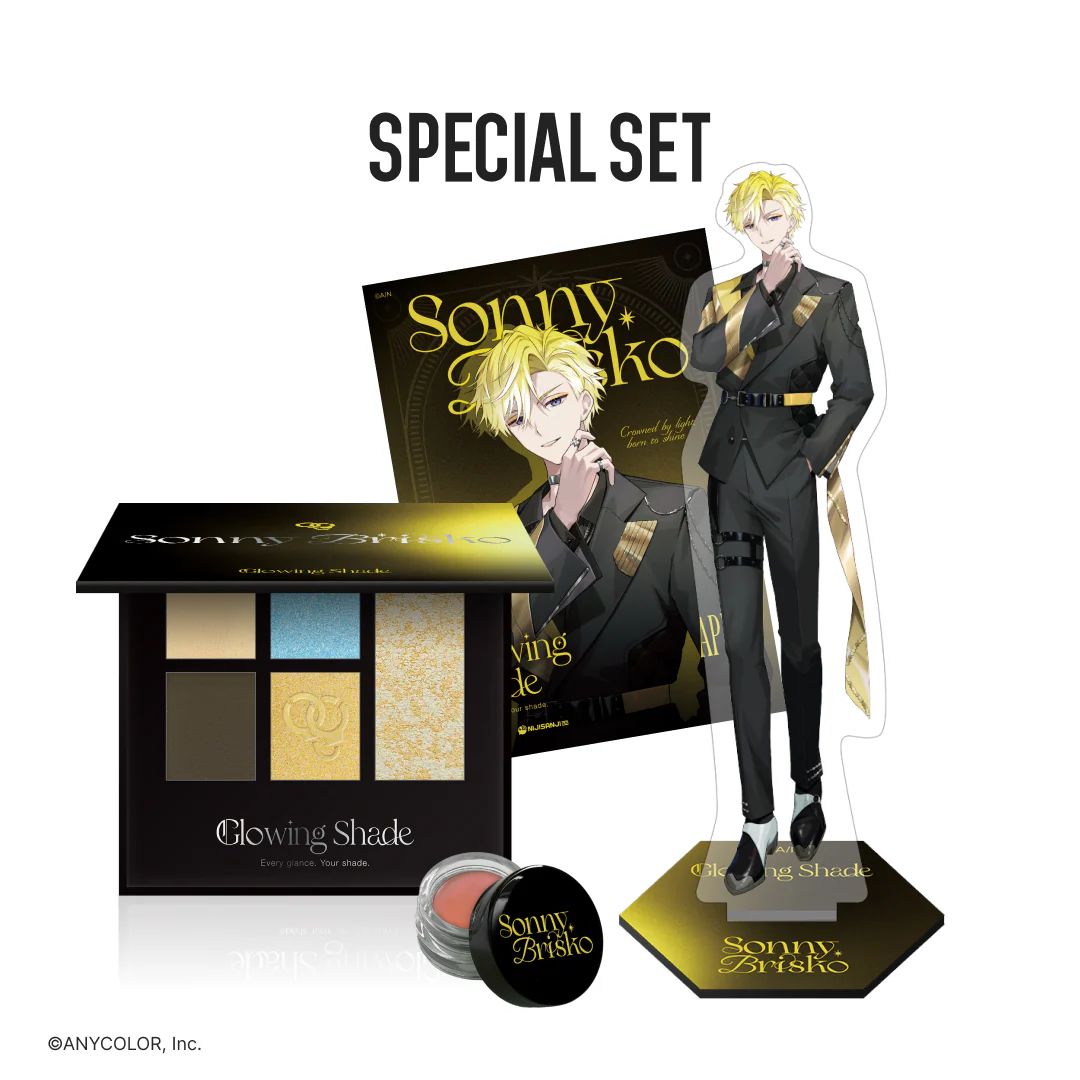 Sonny Brisko - Acrylic stand - Postcard - Eyeshadow - Makeup - Nijisanji EN x SPcollect - Nijisanji