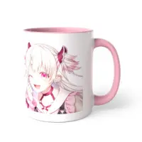 Momosiro Lucua - Tumbler, Glass - VTuber Size-D 8cm H 9.5cm