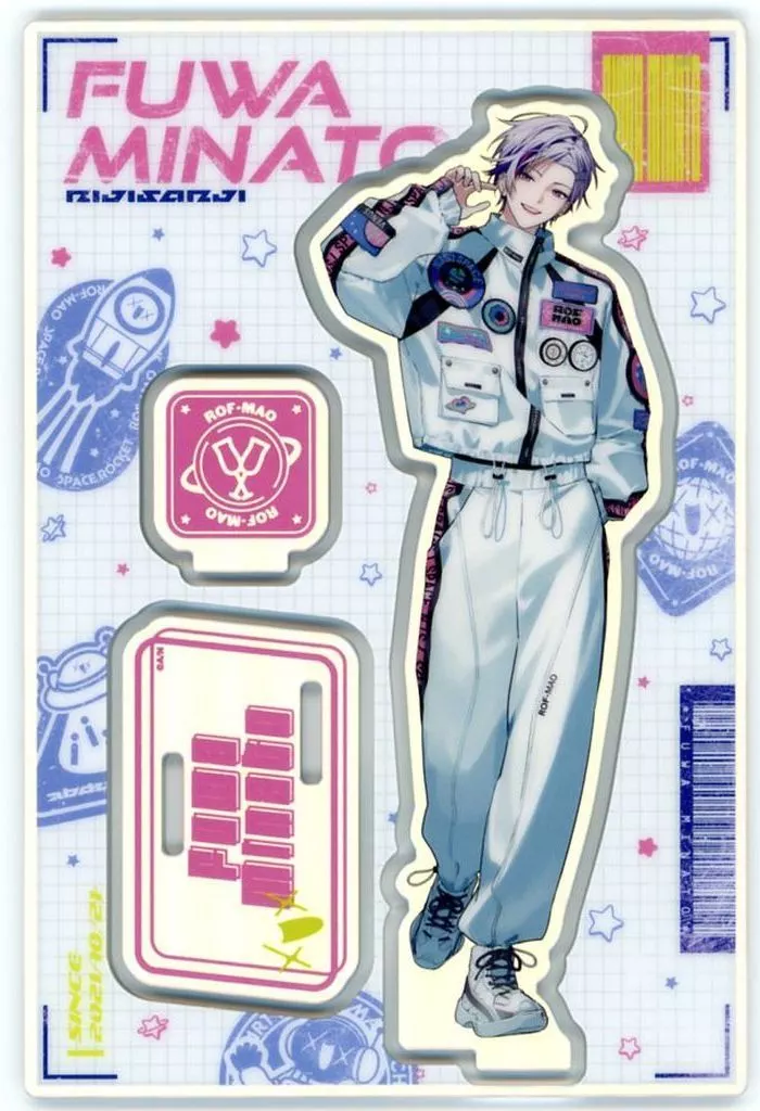 Fuwa Minato - ROF-MAO UCHU PARTY! - 4th Anniv. - - Acrylic stand - ROF-MAO