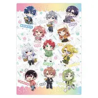 Colorful Peach - Plastic Sheet - Stationery