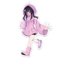 Unohana Yuzuki - Acrylic Key Chain - Key Chain - VTuber Size-100 x 100 (mm)