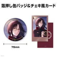 Shellin Burgundy - Character Card - Badge - Nijisanji