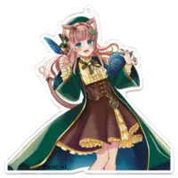 Alisa Saori - Key Chain - Acrylic Key Chain - VTuber Size-100 x 100 (mm)