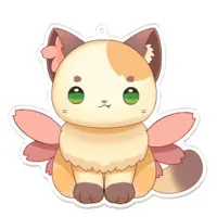 Alisa Saori - Key Chain - Acrylic Key Chain - VTuber Size-100 x 100 (mm)