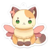 Alisa Saori - Key Chain - Acrylic Key Chain - VTuber Size-50 x 50 (mm)