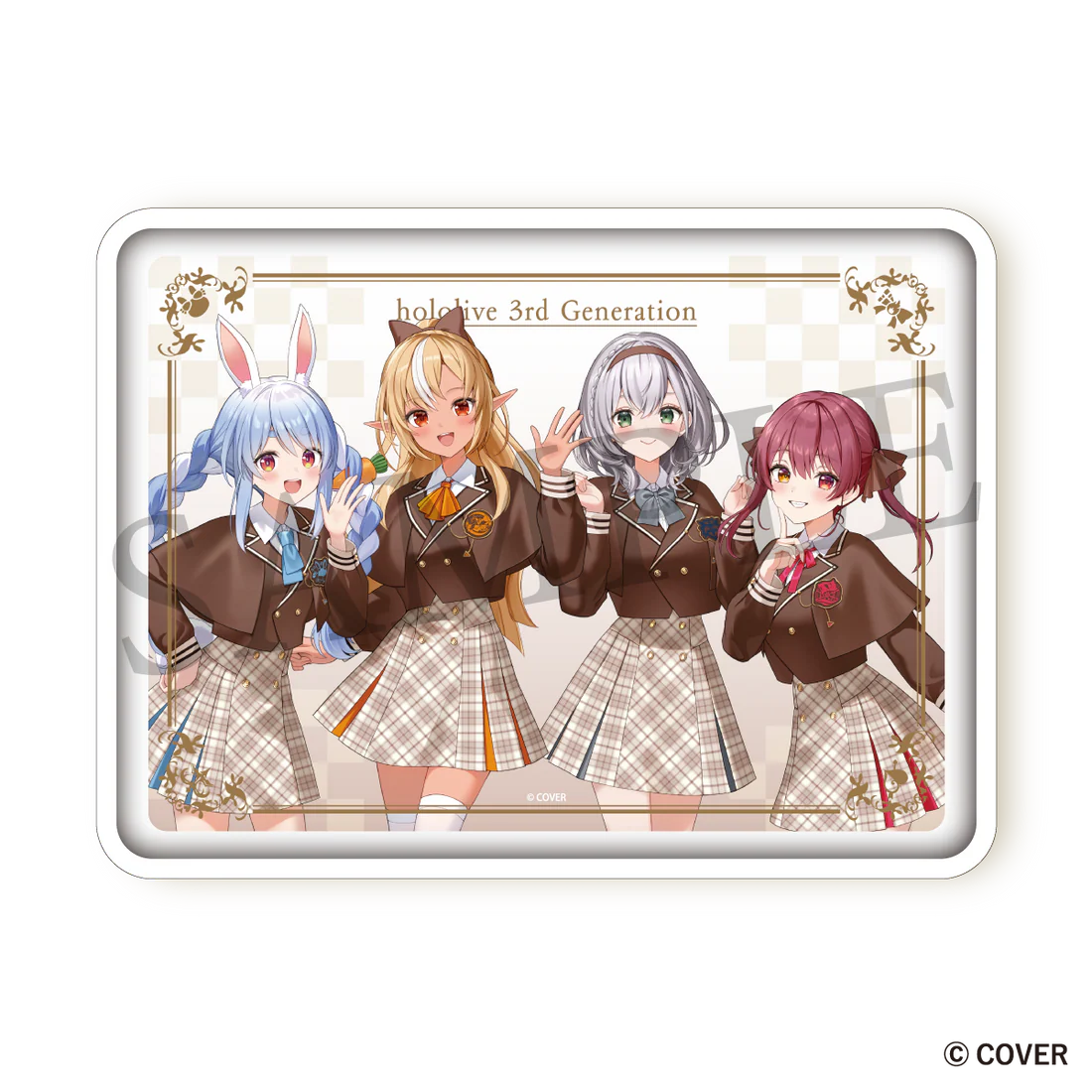 hololive - Tableware - Shiranui Flare & Houshou Marine & Usada Pekora & Shirogane Noel