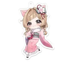 Sakuragawa Uri - Acrylic Key Chain - Key Chain - VTuber