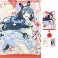 Tsukino Mito - Acrylic Key Chain - Character Card - Key Chain - Acrylic Art Plate - Tapestry - Birthday Merch Complete Set - Nijisanji