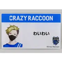 YY - Badge - Crazy Raccoon