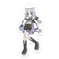 Kasuteira Yoriko - Acrylic Key Chain - Key Chain - VTuber Size-50 x 50 (mm)