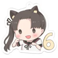 Iroha Tama - Acrylic Key Chain - Key Chain - VTuber Size-50 x 50 (mm)