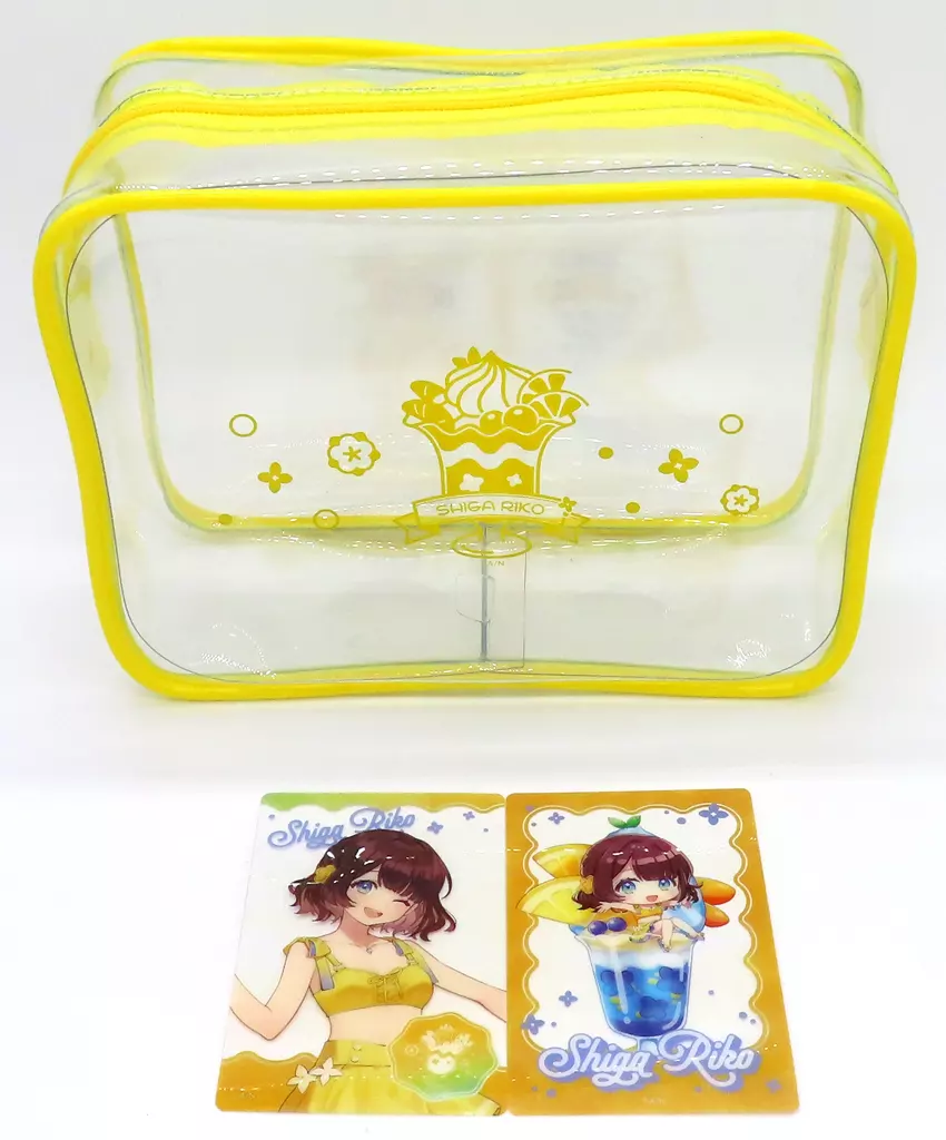 Shiga Riko - DMM Scratch! - Character Card - Pouch - Nijisanji