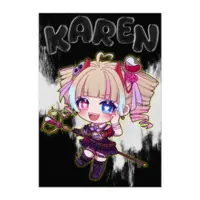 Amachi Karen - Poster - VTuber Size-A1