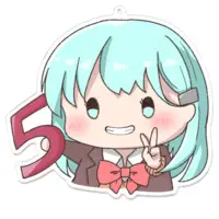 Iroha Tama - Acrylic Key Chain - Key Chain - VTuber Size-100 x 100 (mm)