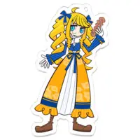 Kasuteira Yoriko - Acrylic Key Chain - Key Chain - VTuber Size-70 x 70 (mm)