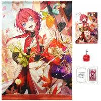 Ange Katrina - Acrylic Key Chain - Character Card - Key Chain - Acrylic Art Plate - Tapestry - Birthday Merch Complete Set - Nijisanji
