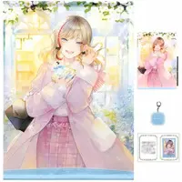 Kurusu Natsume - Acrylic Key Chain - Character Card - Key Chain - Acrylic Art Plate - Tapestry - Birthday Merch Complete Set - Nijisanji