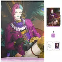 Joe Rikiichi - Acrylic Key Chain - Character Card - Key Chain - Acrylic Art Plate - Tapestry - Birthday Merch Complete Set - Nijisanji