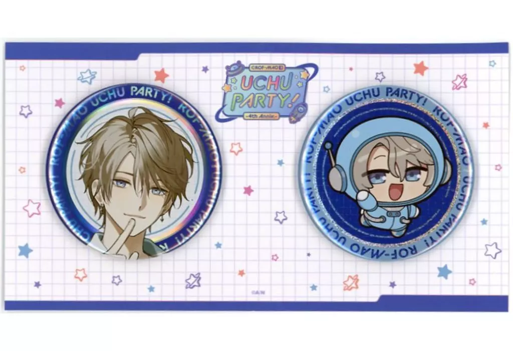 Kaida Haru - ROF-MAO UCHU PARTY! - 4th Anniv. - - Badge - ROF-MAO