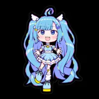 Tokageman - Stickers - VTuber Size-100 x 100 (mm)