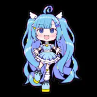 Tokageman - Stickers - VTuber Size-160 x 160 (mm)